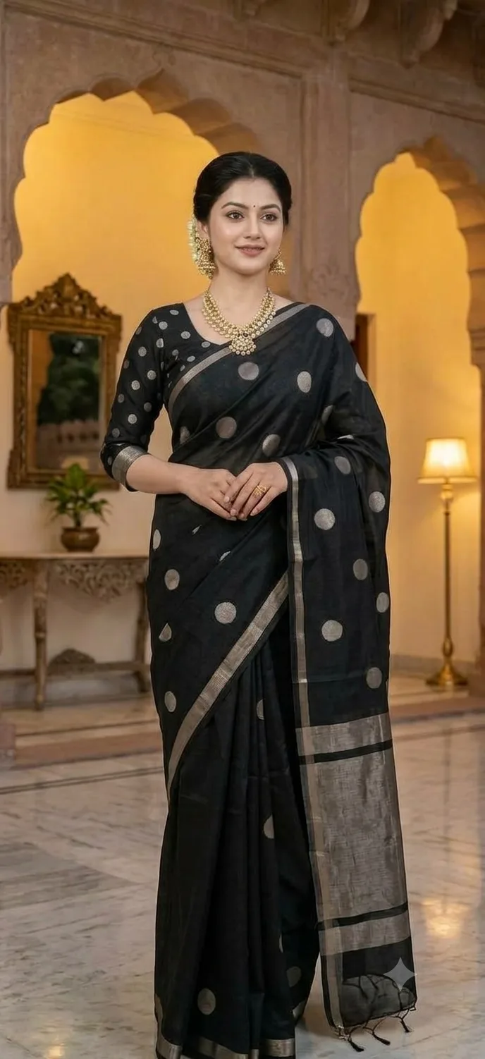 BLACK POLKA